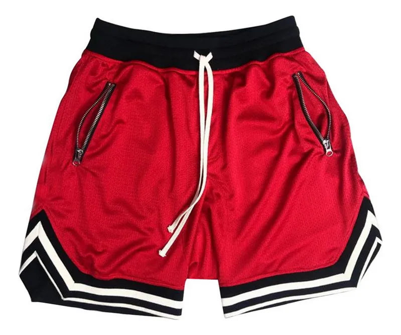 Men's Sports Basketball Shorts Mesh Quick Dry Gym Shorts for Summer Fitness Joggers Casual Breathable Short Pants Scanties Male